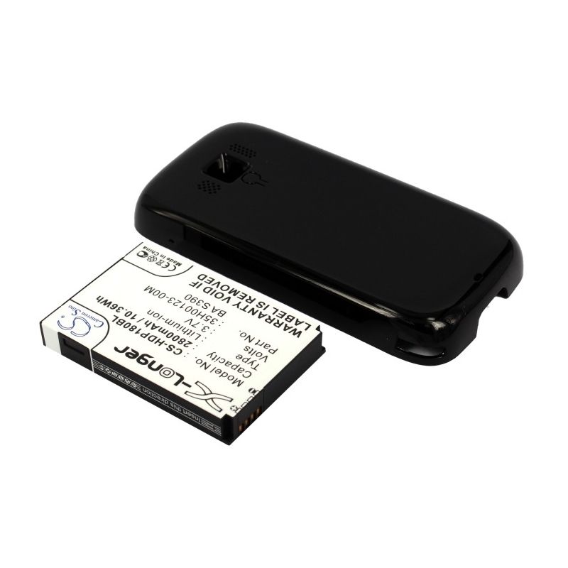 Black 3.7V 2800mAh Htc, rhod100, t7373, touch pro 2 Replacement Battery Communications Cameron Sino Technology Limited
