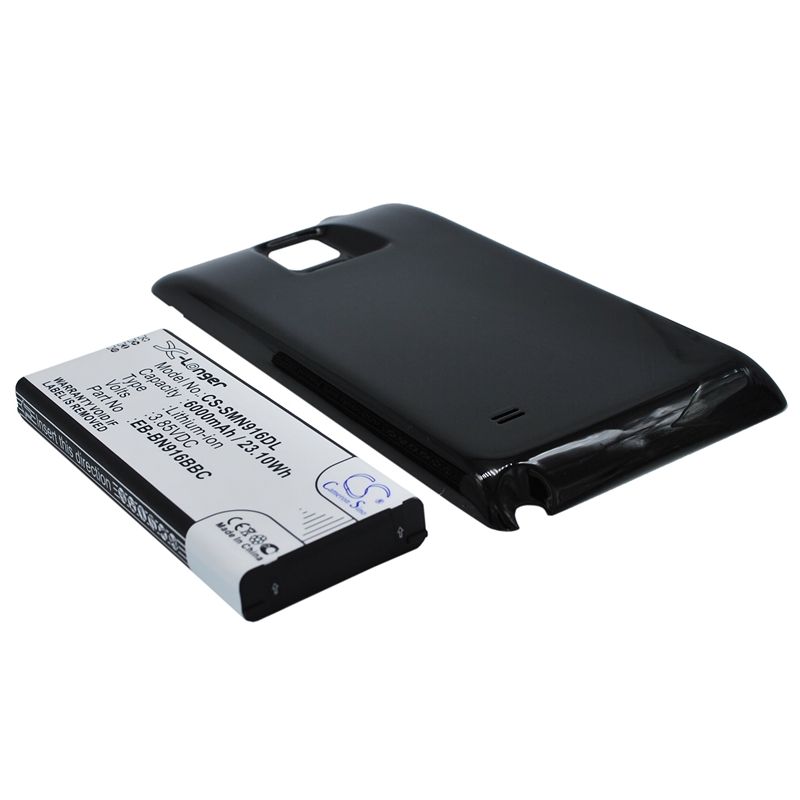 Black 3.85V 6000mAh Samsung, galaxy note 4 (china mobile), sm-n9100, sm-n9106w Replacement Battery Mobile & SmartPhone Cameron Sino Technology Limited