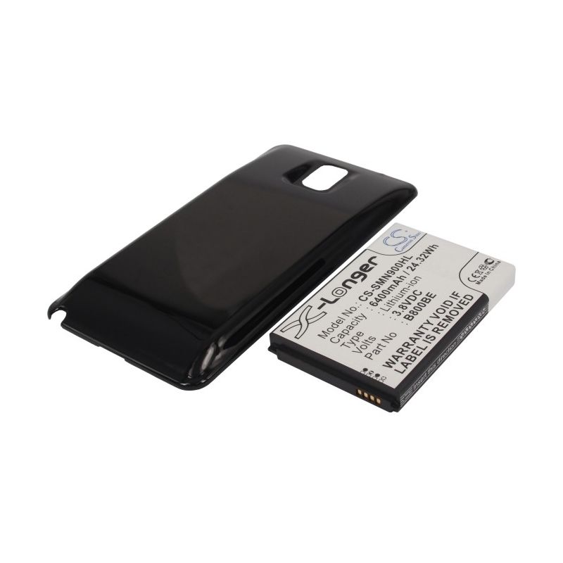 Black 3.8V 6400mAh Samsung, galaxy note 3, galaxy note iii, sc-01f Replacement Battery Mobile & SmartPhone Cameron Sino Technology Limited