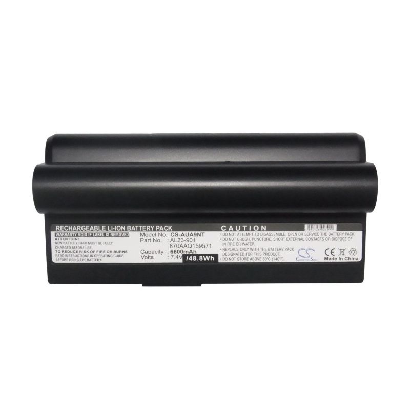 Black 7.4V 6600mAh Asus, Eee Pc 1000, Eee Pc 1000h, Eee Pc 1000ha Replacement Battery Notebook & Laptop Cameron Sino Technology Limited
