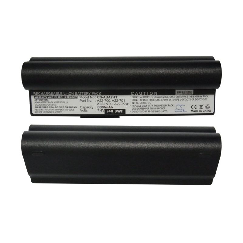 Black 7.4V 6600mAh Asus, Eee Pc 2g Linux, Eee Pc 2g Surf(256 Ram), Eee Pc 2g Surf/linux Replacement Battery Notebook & Laptop Cameron Sino Technology Limited