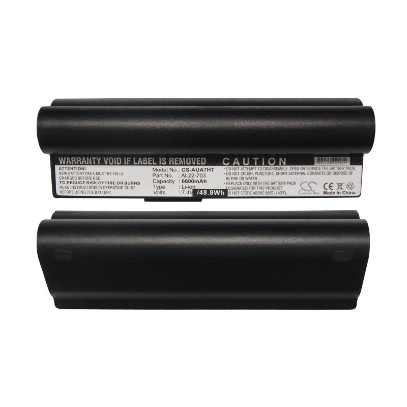 Black 7.4V 6600mAh Asus, Eee Pc 701sd, Eee Pc 701sdx, Eee Pc 703 Replacement Battery Notebook & Laptop Cameron Sino Technology Limited