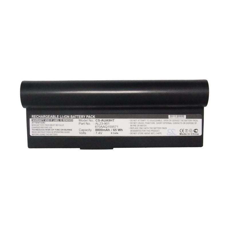 Black 7.4V 8800mAh Asus, Eee Pc 1000, Eee Pc 1000h, Eee Pc 1000ha Replacement Battery Notebook & Laptop Cameron Sino Technology Limited