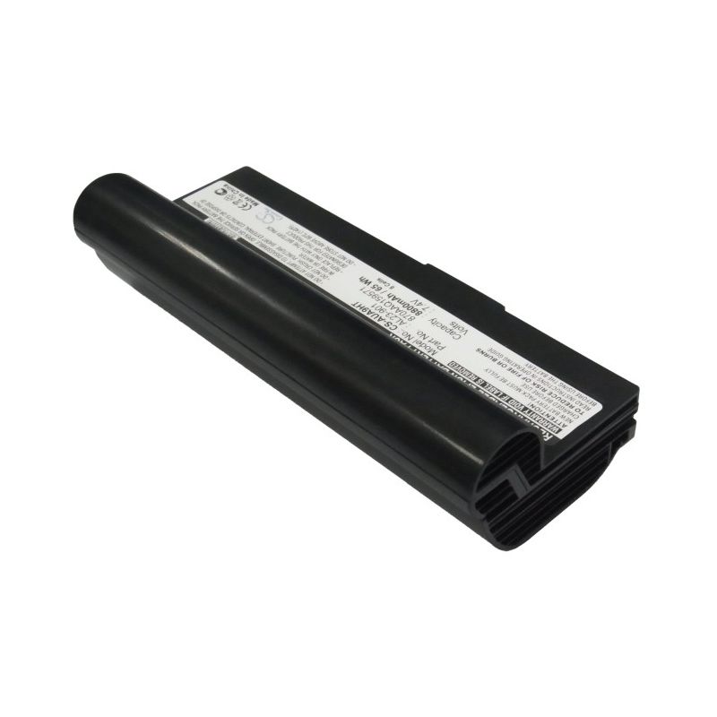 Black 7.4V 8800mAh Asus, Eee Pc 1000, Eee Pc 1000h, Eee Pc 1000ha Replacement Battery Notebook & Laptop Cameron Sino Technology Limited