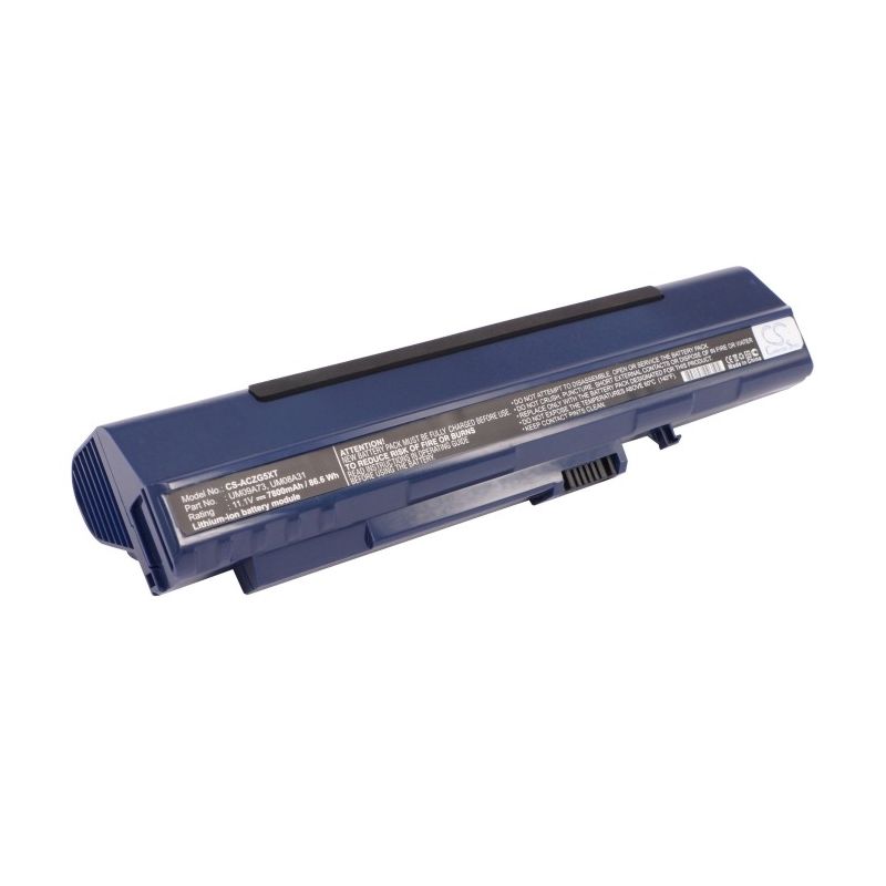 Blue 11.1V 7800mAh Acer, Aspire One, Aspire One 531h, Aspire One 531h-1440 Replacement Battery Notebook & Laptop Cameron Sino Technology Limited