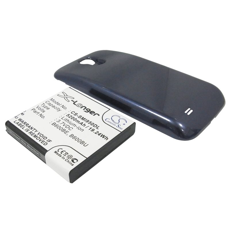 Blue 3.7V 5200mAh Samsung, galaxy s4, galaxy s4 lte, gt-i9500 Replacement Battery Mobile & SmartPhone Cameron Sino Technology Limited