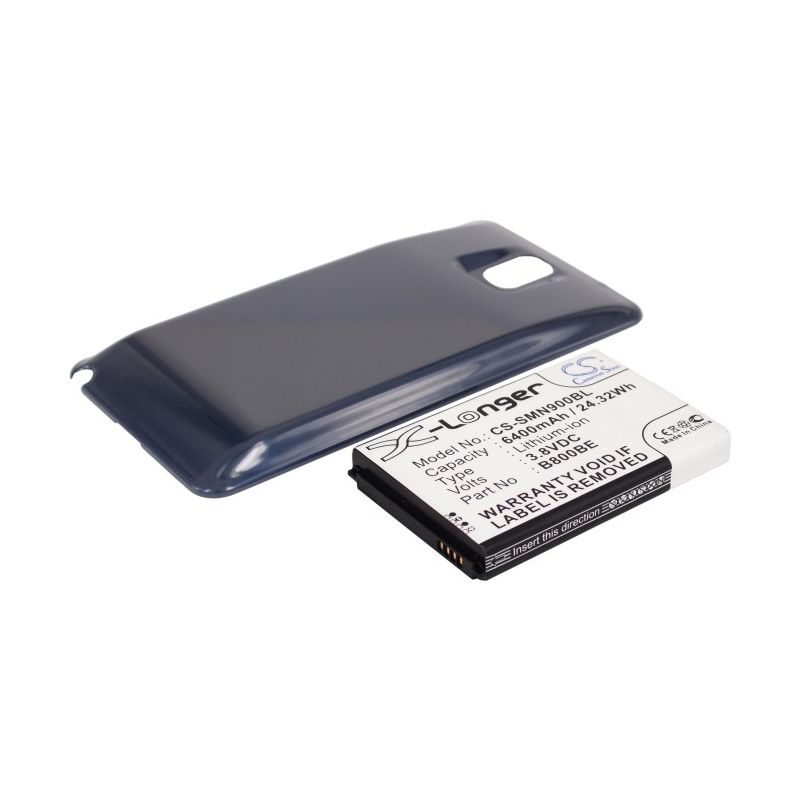 Blue 3.8V 6400mAh Samsung, galaxy note 3, galaxy note iii, sc-01f Replacement Battery Mobile & SmartPhone Cameron Sino Technology Limited