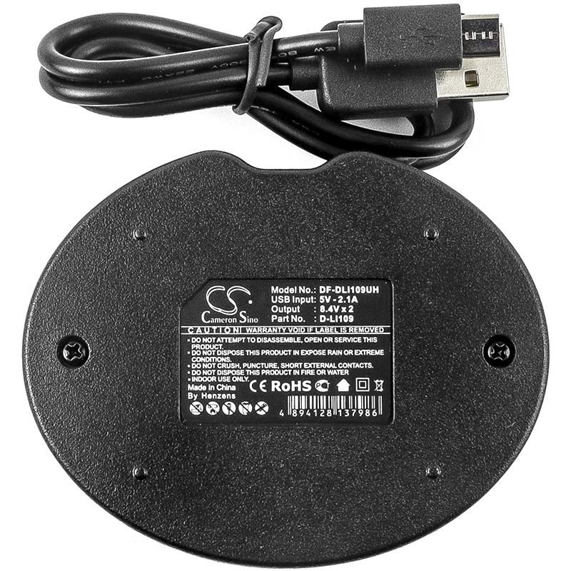 Camera Charger for Pentax, K2, K-2, K30 Camera Charger Cameron Sino Technology Limited