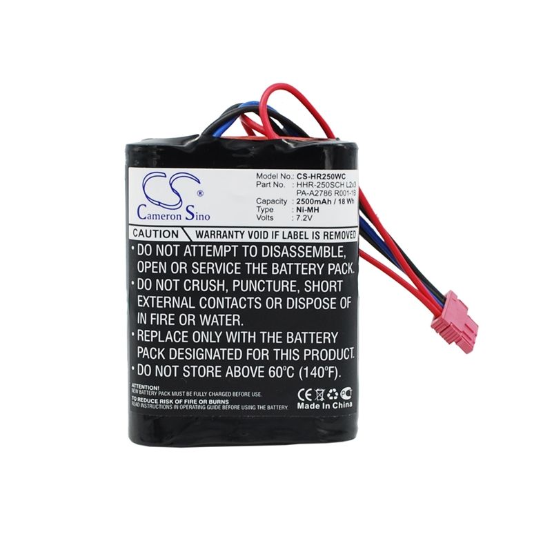 CS-HR250WC Ni-MH Battery fits Panasonic, Hhr-250sch L2x3, Pa-a2786 R001-1b, 7.2V, 2500mAh Industrial Cameron Sino Technology Limited (Suspended)