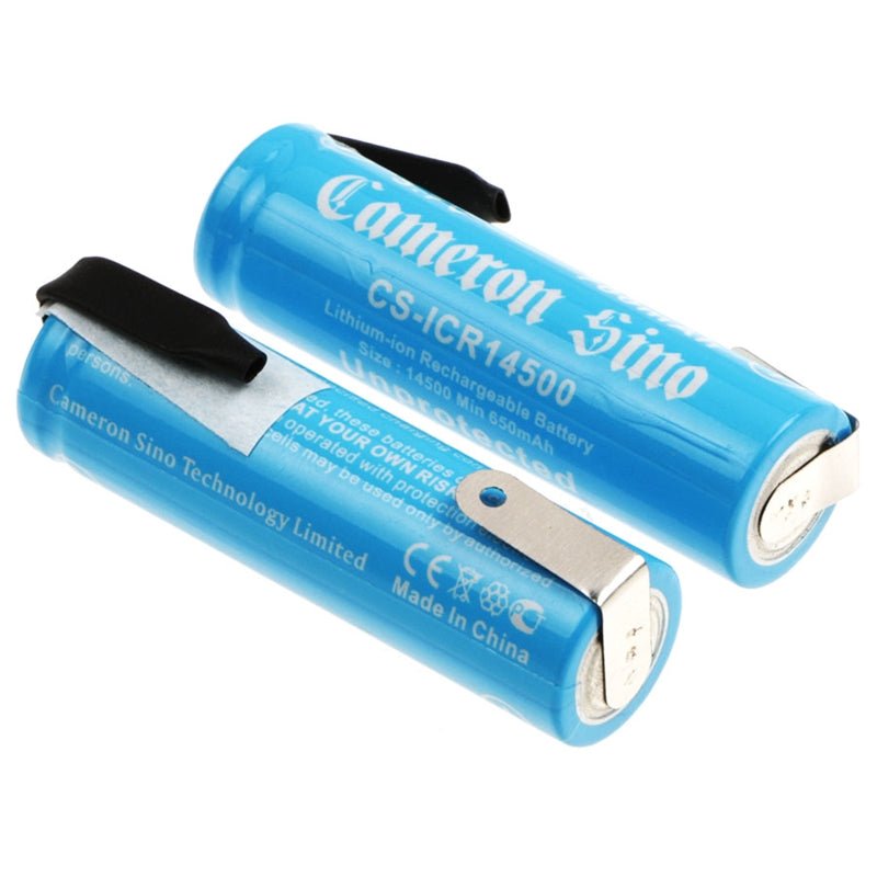 CS-ICR14500NF Li-ion Battery Includes 2pcs Pack With Tabs 3.7v, 700mah 14500 Cameron Sino Technology Limited