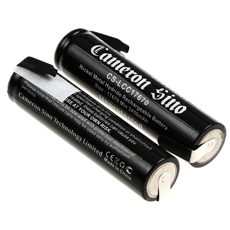 CS-LCC17670NR Ni-mh Battery Includes 2pcs Pack With Solder Tabs 1.2v, 3500mah AA Cameron Sino Technology Limited