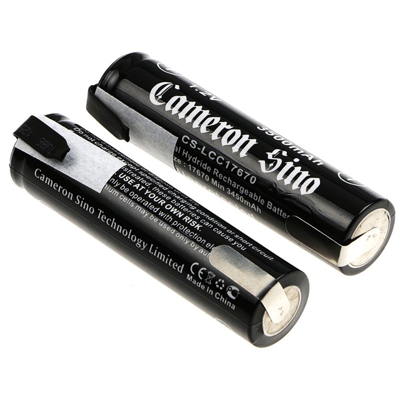 CS-LCC17670NT Ni-MH Battery Includes 2pcs Pack With Solder Tabs 1.2V, 3500mAh Industrial Cameron Sino Technology Limited (Suspended)