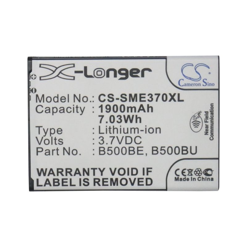CS-SME370XL Li-ion Battery Fits Samsung, Galaxy S4 Mini, Galaxy S4 Mini Duos, Galaxy S4 Mini Lte 3.7v, 1900mah Mobile & SmartPhone Cameron Sino Technology Limited