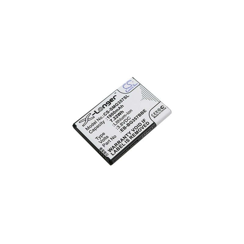 CS-SMG357SL Li-ion Battery fits Samsung, galaxy ace 4 lte, galaxy ace style lte, sm-g357 3.8V, 1900mAh Mobile & SmartPhone Cameron Sino Technology Limited