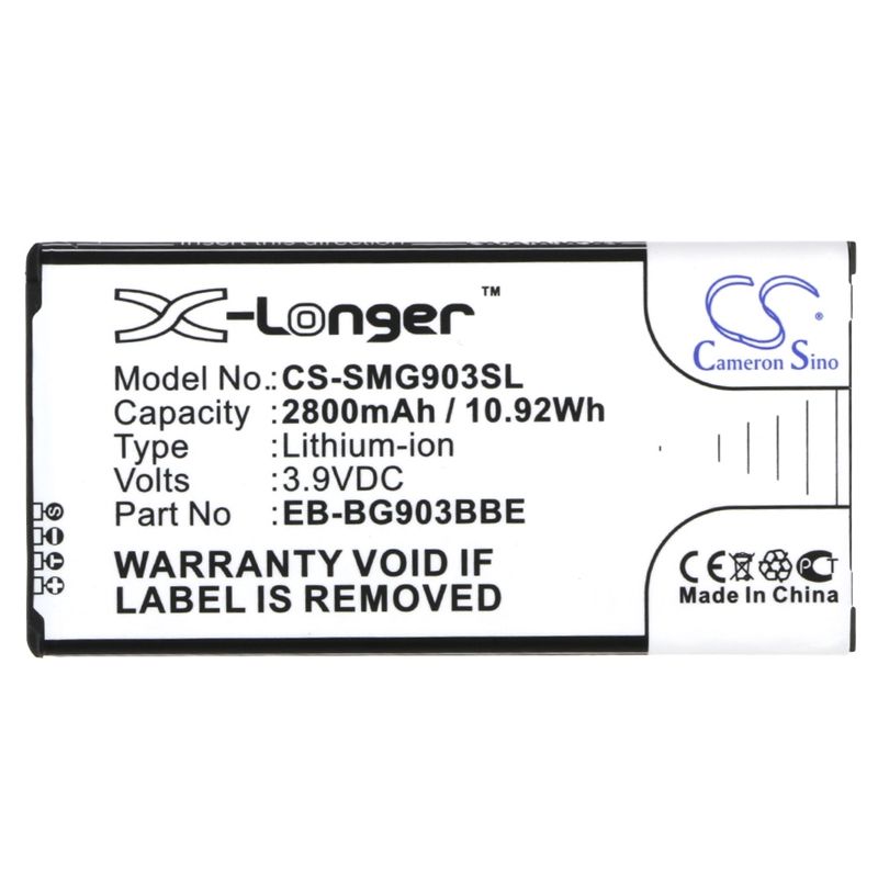 CS-SMG903SL Li-ion Battery fits Samsung, galaxy s5 neo, galaxy s5 neo duos, galaxy s5 neo duos lte-a 3.9V, 2800mAh Mobile & SmartPhone Cameron Sino Technology Limited