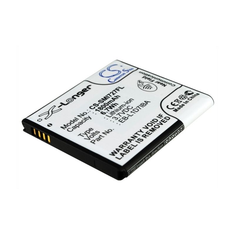 CS-SMI727FL Li-ion Battery Fits At&t, Galaxy S 2 Skyrocket 4g, Galaxy S Ii Skyrocket 4g, Galaxy S2 Skyrocket 4g 3.7v, 1800mah Mobile & SmartPhone Cameron Sino Technology Limited