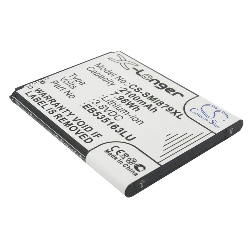 CS-SMI879XL Li-ion Battery Fits Samsung, Galaxy Grand, Galaxy Grand Duos, Galaxy Grand Lite 3.8v, 2100mah Mobile & SmartPhone Cameron Sino Technology Limited
