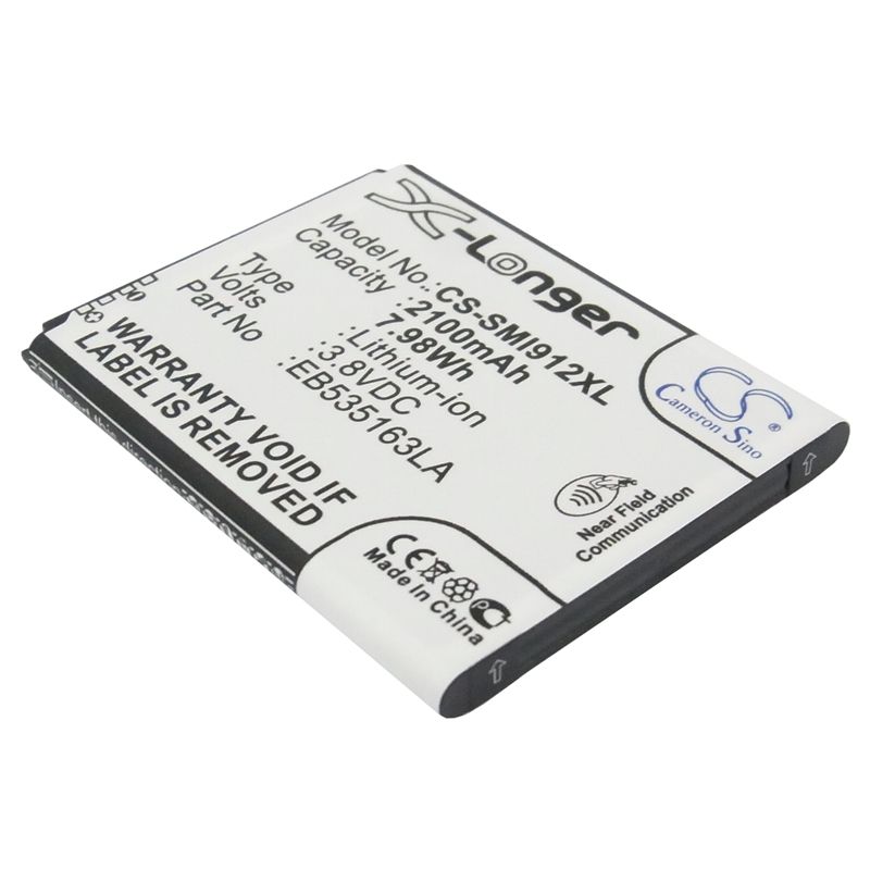 CS-SMI912XL Li-ion Battery Fits Samsung, Galaxy Grand, Galaxy Grand Duos, Galaxy Grand Lite 3.8v, 2100mah Mobile & SmartPhone Cameron Sino Technology Limited