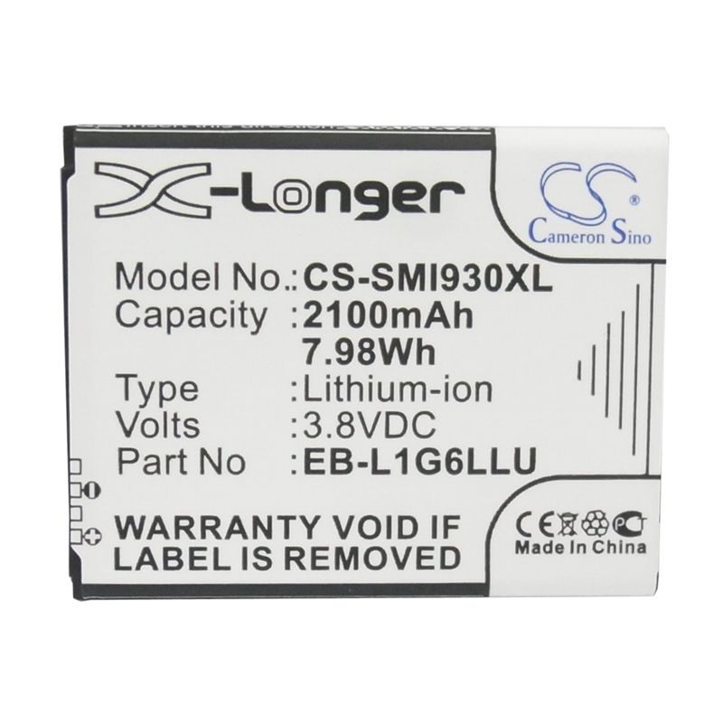 CS-SMI930XL Li-ion Battery Fits At&t, Galaxy S 3, Galaxy S Iii, Galaxy S3 3.8v, 2100mah Mobile & SmartPhone Cameron Sino Technology Limited