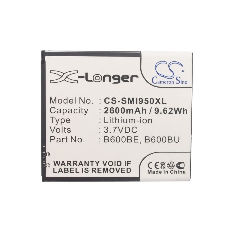 CS-SMI950XL Li-ion Battery Fits Samsung, Altius, Galaxy S 4 Duos, Galaxy S Iv 3.8v, 2600mah Mobile & SmartPhone Cameron Sino Technology Limited