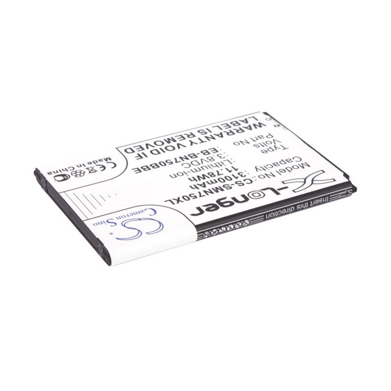 CS-SMN750XL Li-ion Battery fits Samsung, galaxy note 3 mini, galaxy note 3 neo, galaxy note 3 neo duos 3.8V, 3100mAh Mobile & SmartPhone Cameron Sino Technology Limited