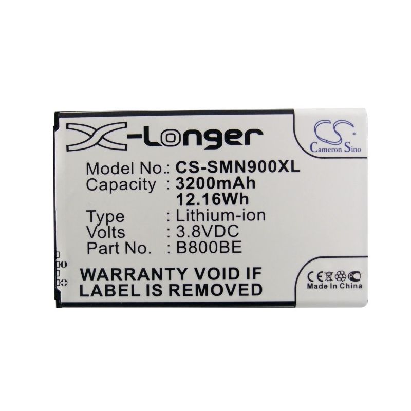 CS-SMN900XL Li-ion Battery Fits Samsung, Galaxy Note 3, Galaxy Note 3 Lte, Galaxy Note Iii 3.8v, 3200mah Mobile & SmartPhone Cameron Sino Technology Limited