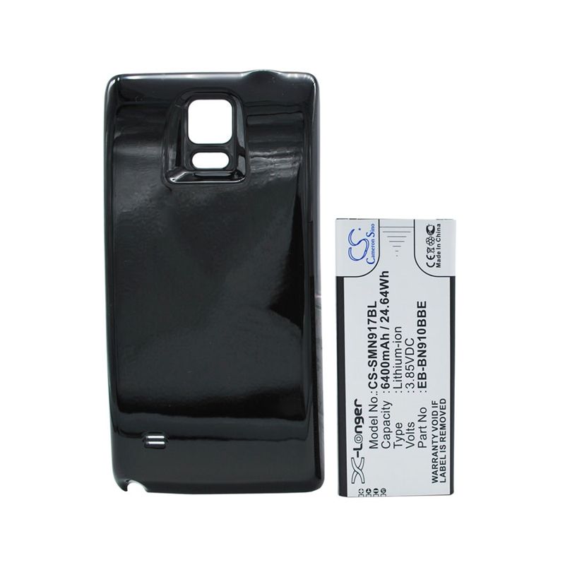 CS-SMN917BL Li-ion Battery Fits Samsung, Galaxy Note 4, Sm-n910a, Sm-n910c 3.85v, 6400mah Mobile & SmartPhone Cameron Sino Technology Limited