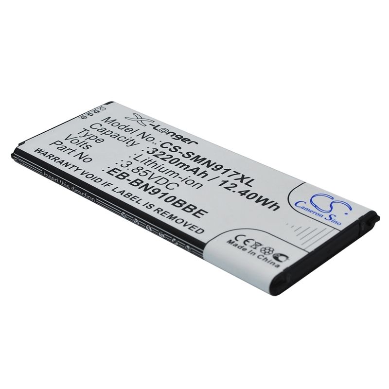 CS-SMN917XL Li-ion Battery Fits Samsung, Galaxy Note 4, Sm-n910a, Sm-n910c 3.85v, 3220mah Mobile & SmartPhone Cameron Sino Technology Limited