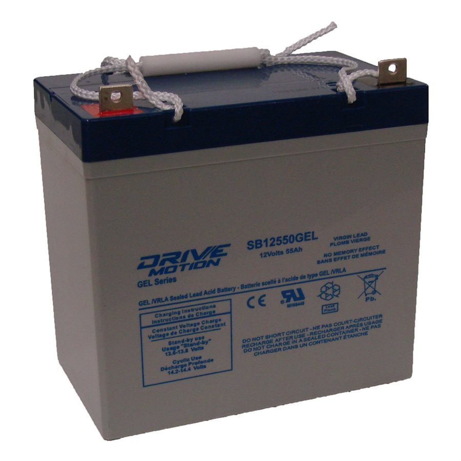 Deep Cycle GEL Battery fits 12V-55 Ah (22NF) Sealed Lead Acid Batteries Drivemotion