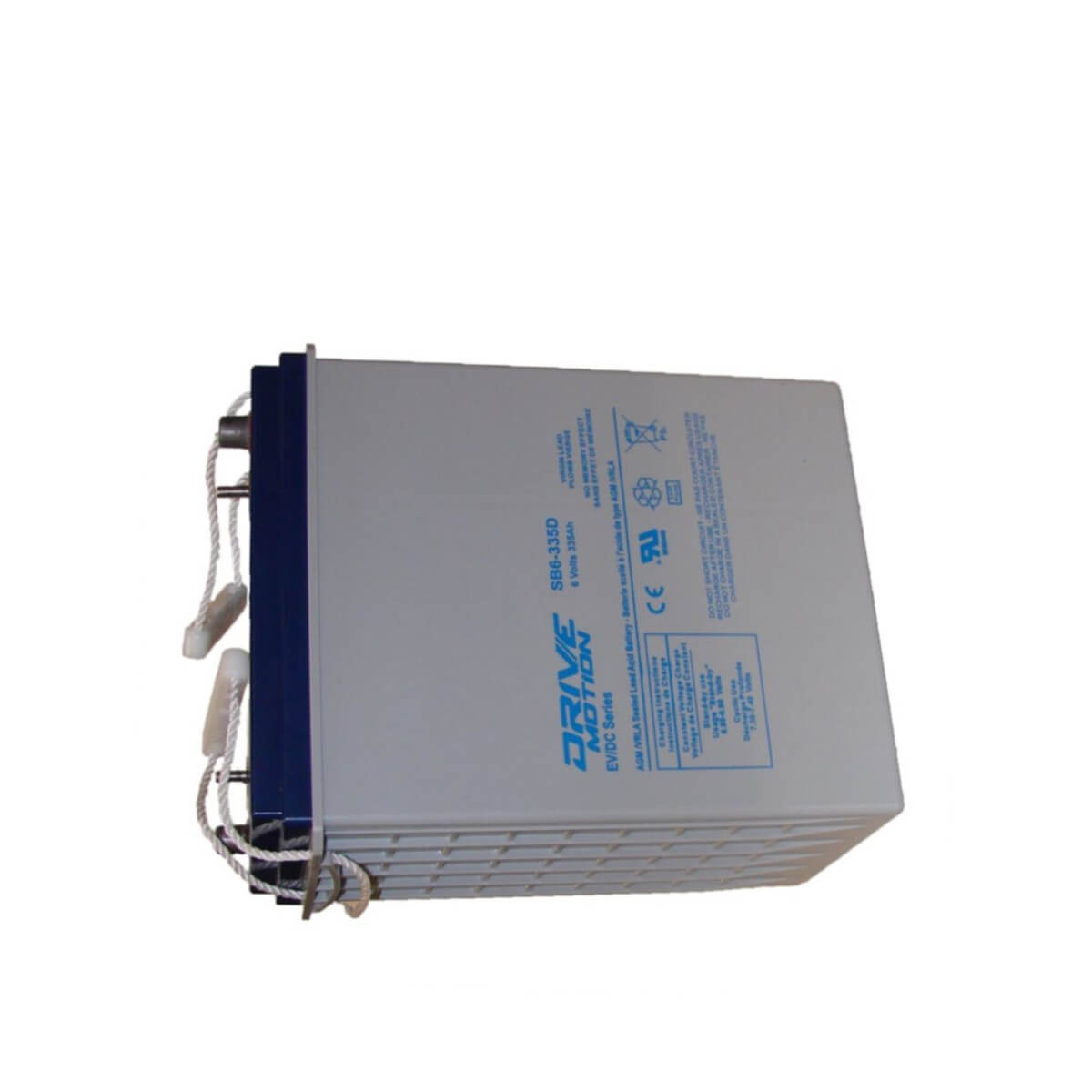 Drive Motion SB6-335D Deep Cycle VRLA Battery fits 6V-335Ah (305) Sealed Lead Acid Batteries Drivemotion