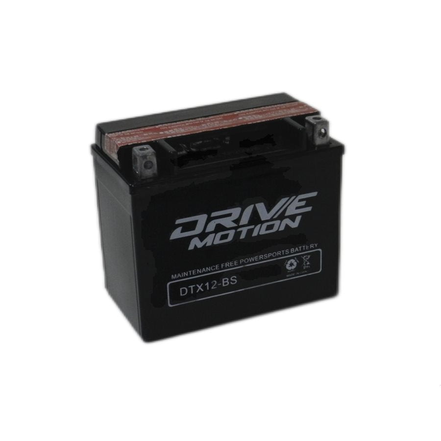 DriveMotion DTX12-BS 12V-10Ah-234 cca Powersports Battery Powersports Batteries Drivemotion