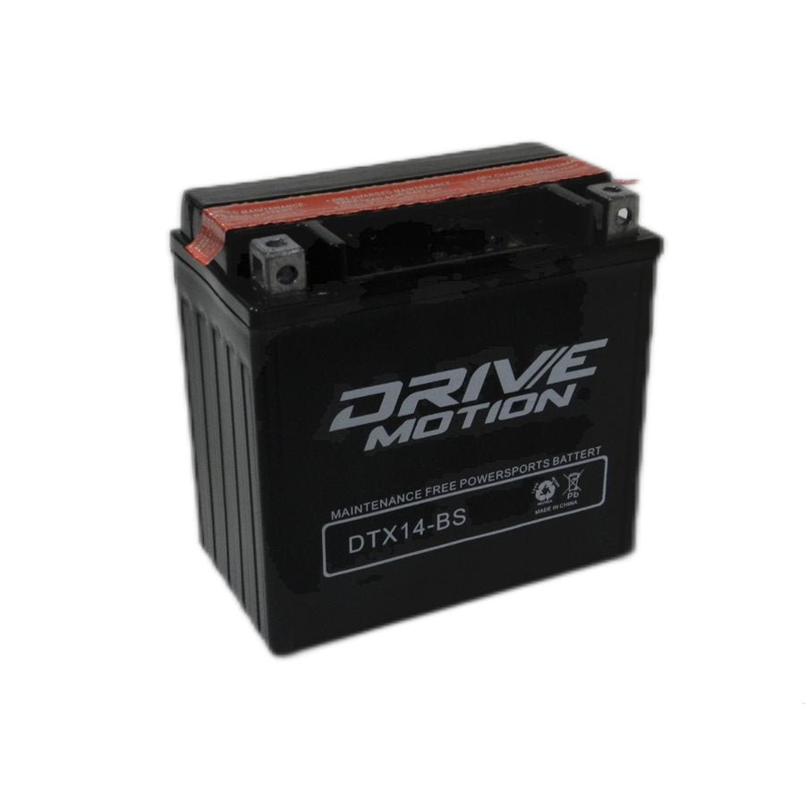 DriveMotion DTX14-BS 12V-12Ah-260 cca Powersports Battery Powersports Batteries Drivemotion