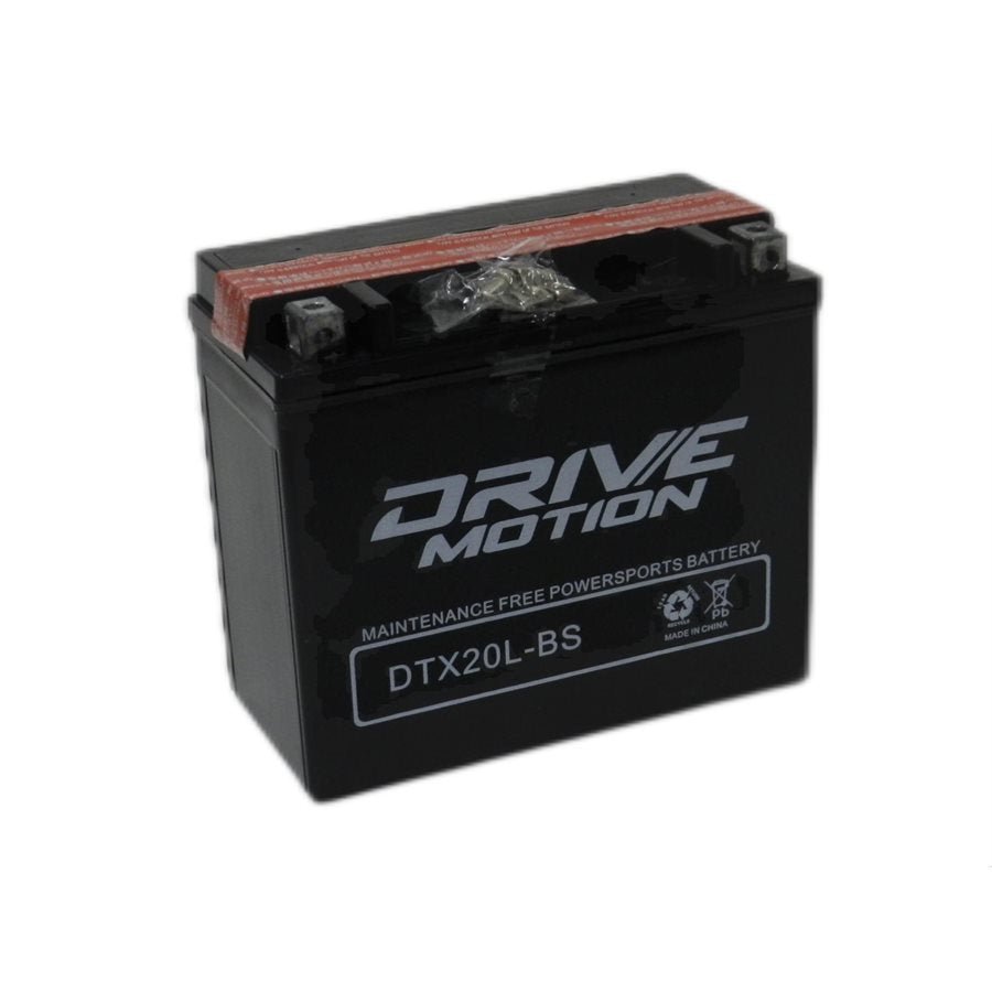 DriveMotion DTX20L-BS 12V-18Ah-375 cca Powersports Battery Powersports Batteries Drivemotion