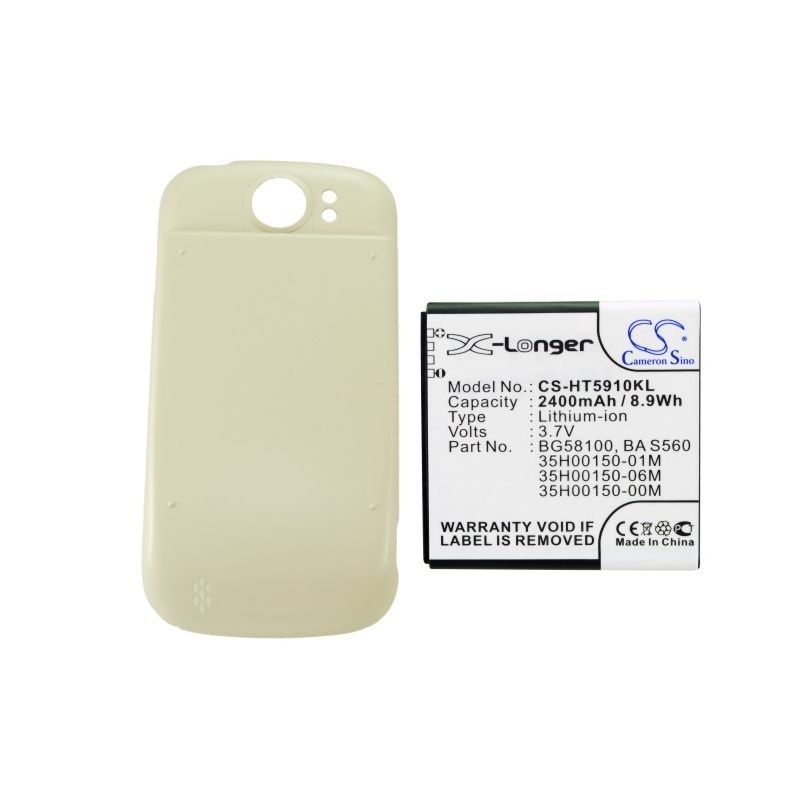 Khaki 3.7V 2400mAh Htc, Doubleshot, Mytouch 4g Slide, Pg59100 Replacement Battery PDA & Pocket PC Cameron Sino Technology Limited