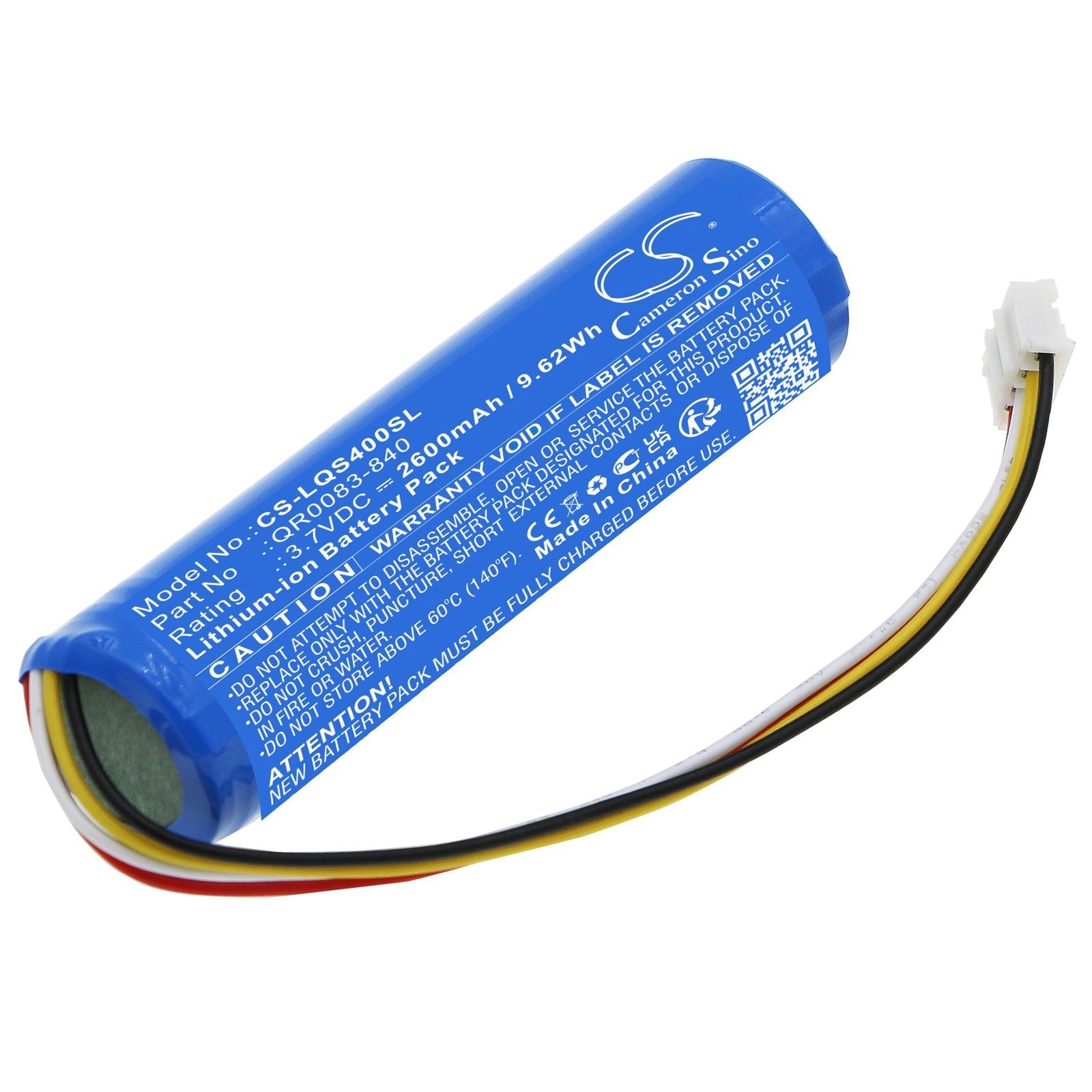 Li - ion, Alarm System Battery fits Qolsys Iq Panel 4, Iq Panel 4 Powerg, 3.7V, 2600mAh - Batterybuyer.ca