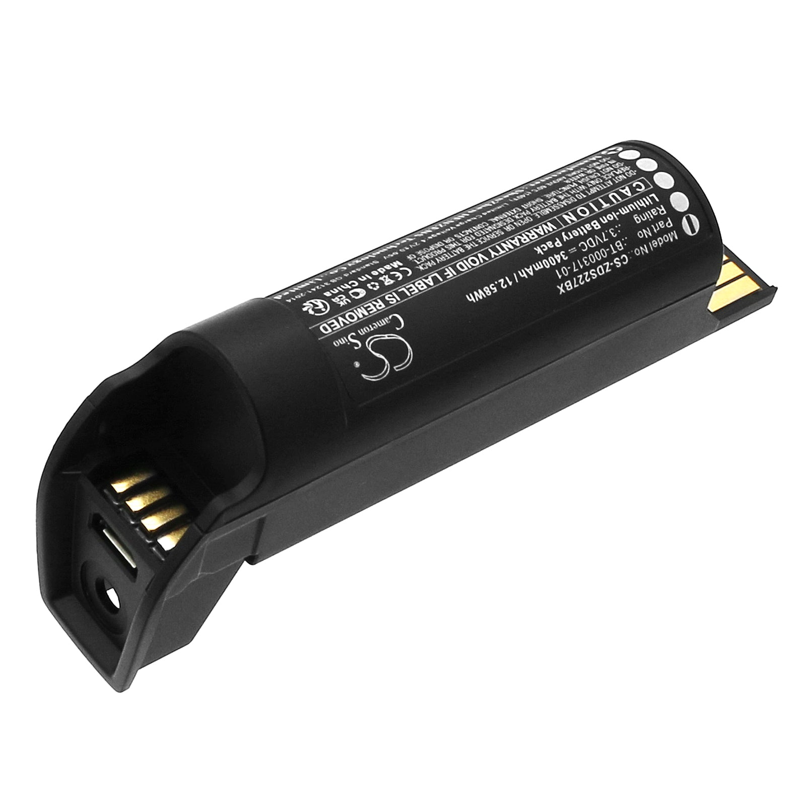 Li-ion, Barcode Scanner Battery fits Zebra Cr2278, Cr2278-pc, 3.7V, 3400mAh Barcode Scanner Cameron Sino Technology Limited