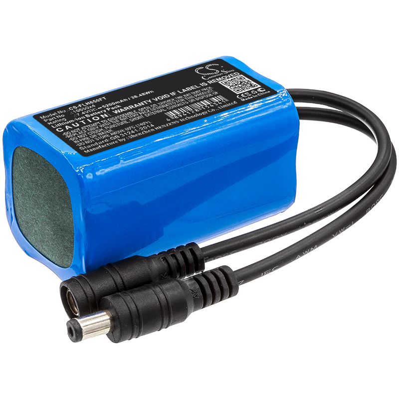 Li-ion Battery fits 18650, 18650x4, The Battery Pack Suitable For Head Lamp / Bike Lamp / Bicycle Light 7.4V, 5200mAh Flashlight Cameron Sino Technology Limited