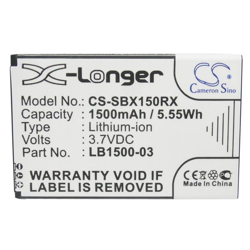 Li-ion Battery Fits 4g System, Xsbox Go, E-mobile, D25hw 3.7v, 1500mah Hotspot Cameron Sino Technology Limited