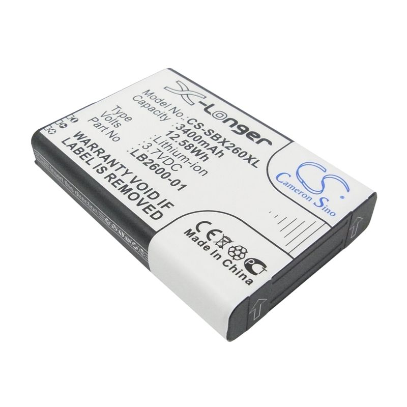 Li-ion Battery fits 4g Systems, Xsbox Go+, 4g Systems 3.7V, 3400mAh Hotspot Cameron Sino Technology Limited