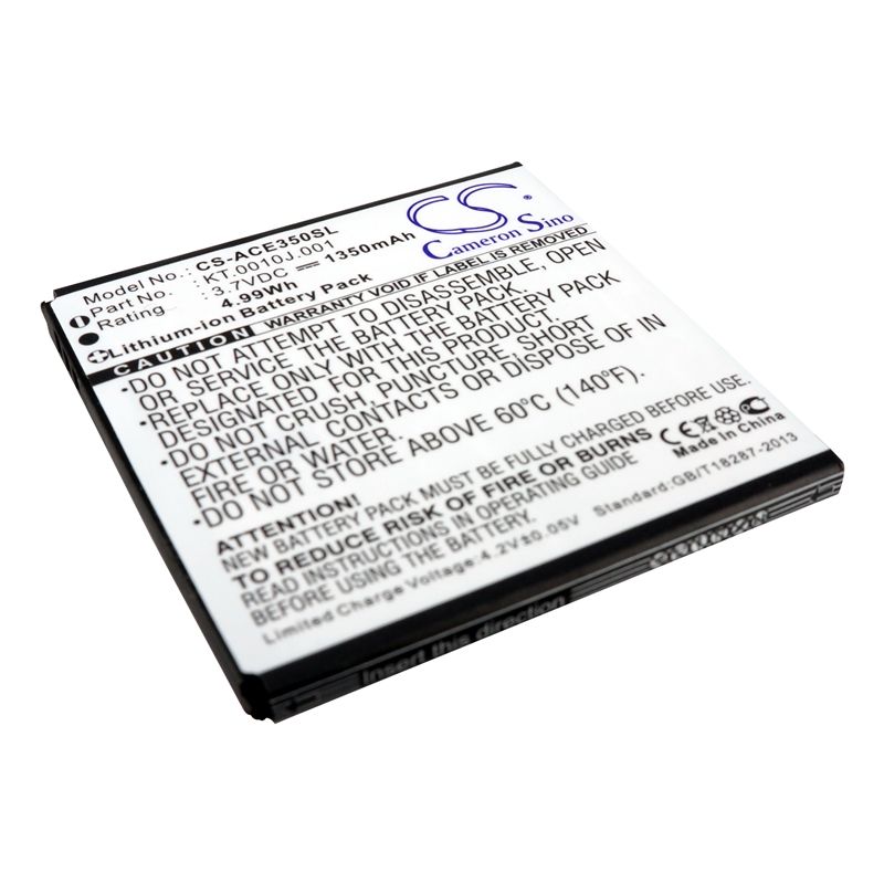 Li-ion Battery fits Acer, ak330, ak330s, at390 3.7V, 1350mAh Mobile & SmartPhone Cameron Sino Technology Limited