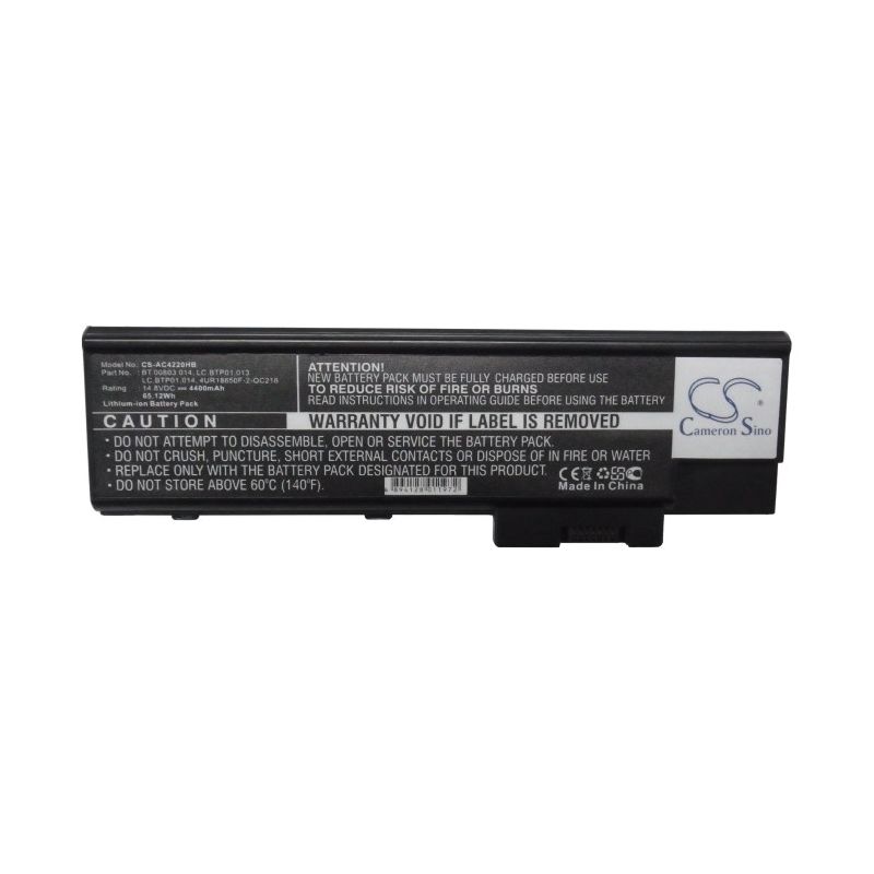 Li-ion Battery fits Acer, Aspire 3661wlmi, Aspire 3682wxc, Aspire 5600awlm 14.8V, 4400mAh Notebook & Laptop Cameron Sino Technology Limited