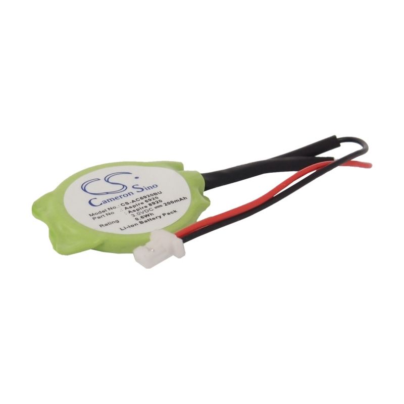 Li-ion Battery Fits Acer, Aspire 6920, Aspire 6920g, Aspire 6935 3.0v, 200mah CMOS / BackUp Cameron Sino Technology Limited