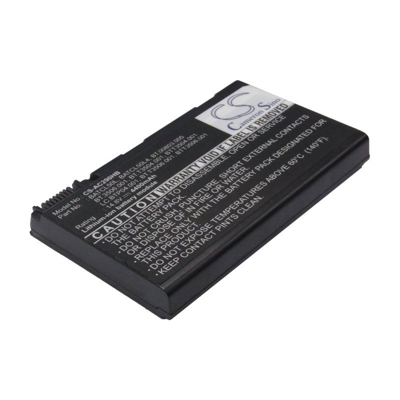 Li-ion Battery fits Acer, Aspire 9010, Aspire 9100 Series, Aspire 9100wlmi 14.8V, 4400mAh Notebook & Laptop Cameron Sino Technology Limited