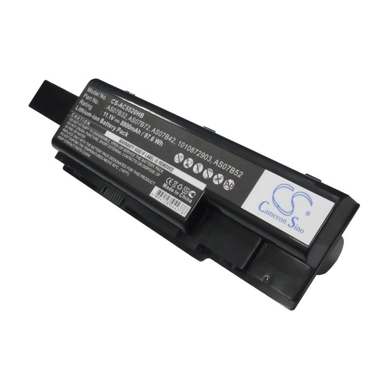 Li-ion Battery Fits Acer, Aspire, Aspire 5220g, Aspire 5230 11.1v, 8800mah Notebook & Laptop Cameron Sino Technology Limited