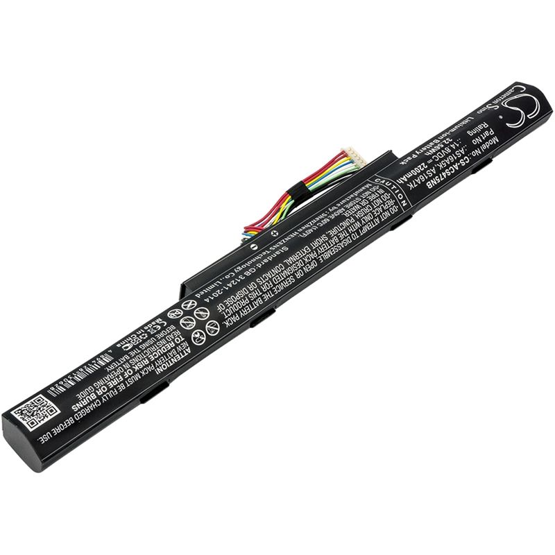 Li-ion Battery Fits Acer, Aspire E5-475g, Aspire E5-523g, Aspire E5-553g 14.8v, 2200mah Notebook & Laptop Cameron Sino Technology Limited