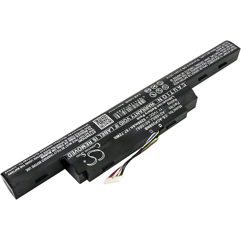 Li-ion Battery Fits Acer, Aspire E5-575-33bm, Aspire E5-575g-5341, Aspire E5-575g-53vg 11.1v, 5200mah Notebook & Laptop Cameron Sino Technology Limited