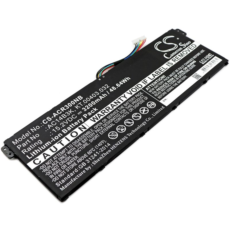 Li-ion Battery Fits Acer, Aspire Es15, Aspire Es1-572, Aspire Es1-572-31ld 15.2v, 3200mah Notebook & Laptop Cameron Sino Technology Limited