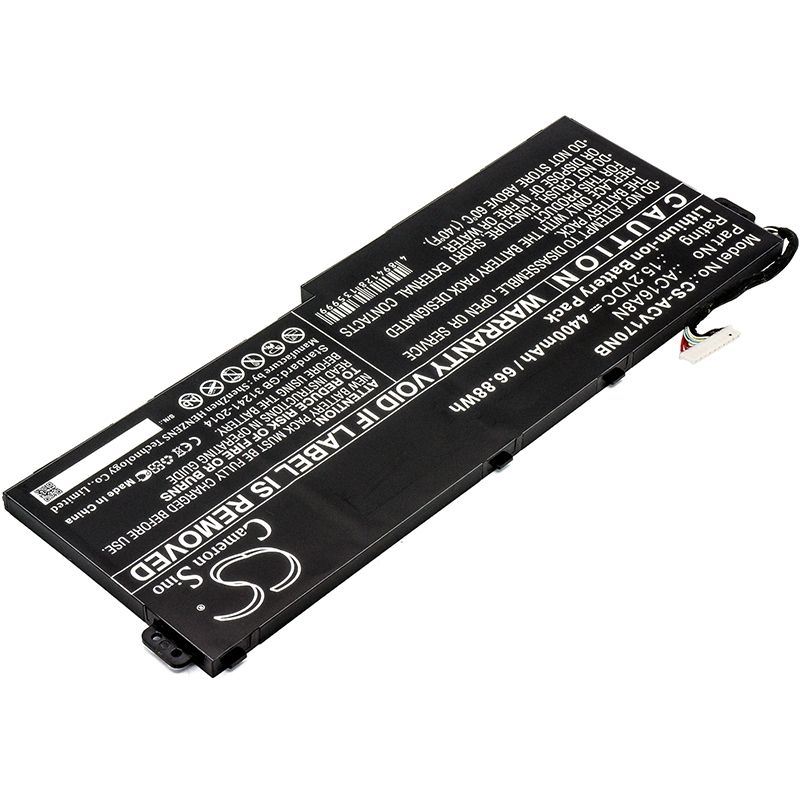 Li-ion Battery Fits Acer, Aspire V17 Nitro, Aspire V17 Nitro Be, Vn7-791g-792a 15.2v, 4400mah Notebook & Laptop Cameron Sino Technology Limited