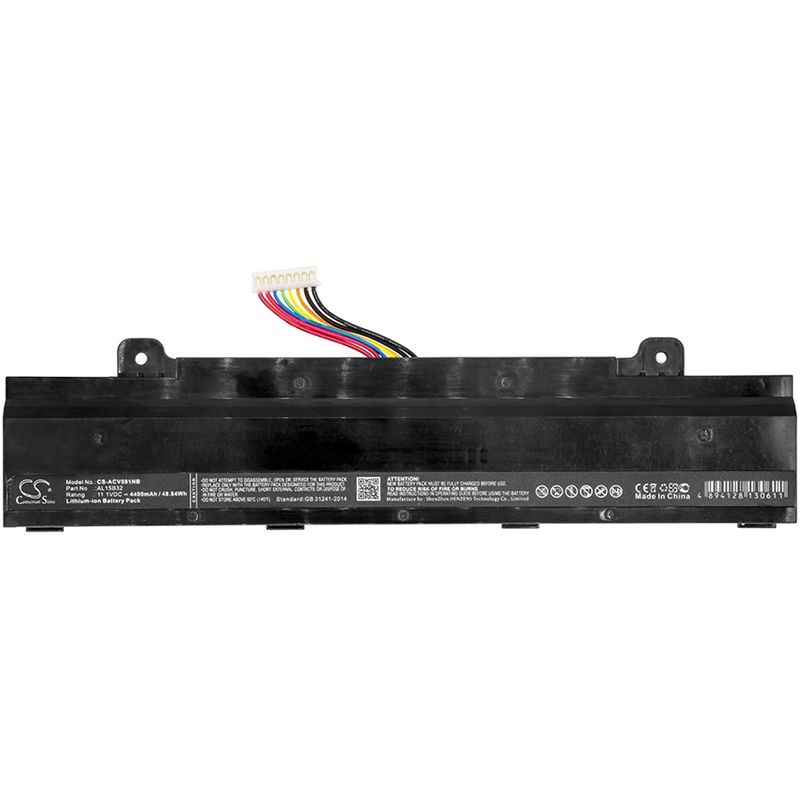 Li-ion Battery fits Acer, Aspire V5-591g-52al, Aspire V15 V5-591g, Aspire V5-591g 11.1V, 4400mAh Notebook & Laptop Cameron Sino Technology Limited