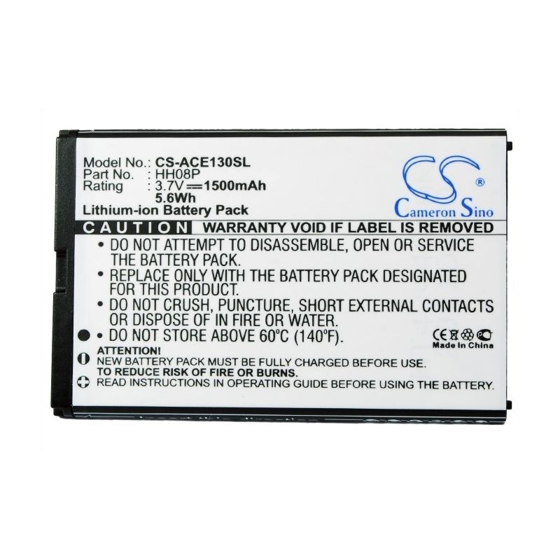 Li-ion Battery fits Acer, betouch e130, betouch e130 b, betouch e140 3.7V, 1500mAh Mobile & SmartPhone Cameron Sino Technology Limited (Suspended)